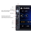 Radio para automóvil AUX Bluetooth® 2 Din 7 "